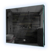 Specchio LED Quadrato | Pulsante touch | Luce bianca fredda - Reyze Serie Ambient Modello 1